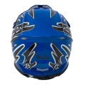 Kask Motocyklowy dla dzieci Enduro Niebieski S